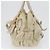 PRADA Borsa a mano arricciata in nylon 2 in 1 avorio oro Auth 173201 D'oro Crudo - vista 3