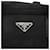 PRADA Borsa a mano in nylon nero argento Auth 173607 - vista 19