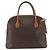 Céline Sac à main en toile Macadam CELINE en cuir PVC 2 en 1 marron or Auth ep13453 Doré - vue 2