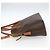 Céline Sac à main en toile Macadam CELINE en cuir PVC 2 en 1 marron or Auth ep13453 Doré - vue 3