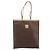 Céline Borsa tote in tela Macadam CELINE in pelle PVC marrone oro Auth ep13444 D'oro - vista 13