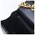 Chloé Borsa a spalla in pelle Chloe con catena nera e oro Auth 172236 Nero D'oro - vista 23