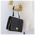 Chloé Borsa a spalla in pelle Chloe con catena nera e oro Auth 172236 Nero D'oro - vista 25