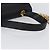 Chloé Borsa a spalla in pelle Chloe con catena nera e oro Auth 172236 Nero D'oro - vista 7