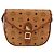 Borsa a Spalla MCM Vicetos Logogram in Pelle PVC Marrone Oro Auth 173556 - vista 13