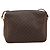 Céline Sac à bandoulière circulaire en toile Macadam CELINE en cuir PVC marron et or Auth ep13354 Doré - vue 2