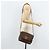 Céline Sac à bandoulière circulaire en toile Macadam CELINE en cuir PVC marron et or Auth ep13354 Doré - vue 22