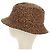 Cappello bucket in nylon marrone Auth 158572M di BOTTEGA VENETA - vista 3