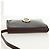 Céline Borsa a Spalla CELINE Circle in Pelle Marrone Oro Auth 171061A D'oro - vista 6
