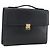 SAINT LAURENT Borsa a mano in pelle nera dorata Auth 166857 Nero D'oro