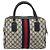 Borsa a mano Gucci GG Supreme Sherry Line PVC Navy Gold Auth ep13353 D'oro Blu navy - vista 2