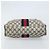 Borsa a mano Gucci GG Supreme Sherry Line PVC Navy Gold Auth ep13353 D'oro Blu navy - vista 5