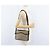 Borsa a Spalla Gucci GG Supreme Horsebit Web Sherry Line PVC Beige Oro Auth 169629 D'oro - vista 23