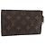 LOUIS VUITTON Monogram Bucket PM Accessory Pouch LV Auth 157823