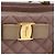 Borsa a Spalla Salvatore Ferragamo Vala in Pelle 2 in 1 Viola Oro Auth 173180 D'oro Porpora - vista 19
