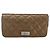 CHANEL Bicolore Long Wallet Leather Gold CC Auth LNZ276V Golden - view 13