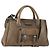 Chloé Chloe Edith Handtasche Leder 2-Wege Braun Silber Authentisch hk3383