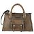 Chloé Chloe Edith Handtasche Leder 2-Wege Braun Silber Authentisch hk3383 - Ansicht 13
