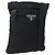Borsa a Spalla PRADA Nylon Nero Argento Autentica am10762