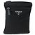 Borsa a Spalla PRADA Nylon Nero Argento Autentica am10762 - vista 13