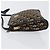Mini borsa a rullo in tela obliqua Trotter Christian Dior blu Auth fm5122 D'oro Blu navy - vista 4