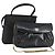 Bolsa de mão GIVENCHY em couro e nylon 2 peças preta Auth bs33378 Preto