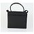 Bolsa de mão GIVENCHY em couro e nylon 2 peças preta Auth bs33378 Preto - vista 3