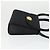 Bolsa de mão GIVENCHY em couro e nylon 2 peças preta Auth bs33378 Preto - vista 4