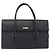 Borsa a mano in pelle nera e argento autentica BURBERRY ep13523 Nero - vista 13