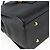 Borsa a mano in pelle nera e argento autentica BURBERRY ep13523 Nero - vista 16