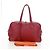 Hermès HERMES Victoria 35 Borsa a Mano Tosca Pelle Taurillon Rossa Argento Auth SK005SM Rosso - vista 12