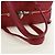 Hermès HERMES Victoria 35 Borsa a Mano Tosca Pelle Taurillon Rossa Argento Auth SK005SM Rosso - vista 7