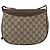 Bolsa Gucci GG Supreme Web Sherry Line em PVC bege e dourado 10 02 056 Auth BA10446 - vista 2