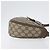 Bolsa Gucci GG Supreme Web Sherry Line em PVC bege e dourado 10 02 056 Auth BA10446 - vista 3