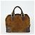 LOEWE Borsa a Mano in Pelle Nylon 2 Set Marrone Bianco Auth bs33357 - vista 3