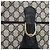 Gucci Borsa a spalla GG Supreme in PVC Blu Navy Oro Auth 173579 D'oro - vista 17