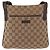 Borsa a Spalla GG Canvas Gucci Beige Argento 122793 Auth 172173 - vista 13