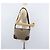 Borsa a Spalla GG Canvas Gucci Beige Argento 114273 Auth bs33435 - vista 24