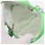 Borsa a spalla Takamini in pelle Chrome Hearts verde argento autentica 165377SM - vista 11
