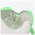 Borsa a spalla Takamini in pelle Chrome Hearts verde argento autentica 165377SM - vista 25