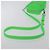 Borsa a spalla Takamini in pelle Chrome Hearts verde argento autentica 165377SM - vista 7