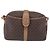 Céline CELINE Macadam Canvas Schultertasche aus PVC-Leder Braun Gold Auth 172285 Golden - Ansicht 13