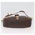 Céline CELINE Macadam Canvas Schultertasche aus PVC-Leder Braun Gold Auth 172285 Golden - Ansicht 5