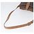 Céline CELINE Macadam Canvas Schultertasche aus PVC-Leder Braun Gold Auth 172285 Golden - Ansicht 7