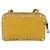 Borsa a Spalla Rock Studs in Pelle Giallo Oro Auth BA10807 di Gianni Versace D'oro - vista 13