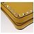 Borsa a Spalla Rock Studs in Pelle Giallo Oro Auth BA10807 di Gianni Versace D'oro - vista 16