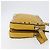 Borsa a Spalla Rock Studs in Pelle Giallo Oro Auth BA10807 di Gianni Versace D'oro - vista 3