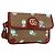 GUCCI GG Supreme Web Sherry Line Marsupio PVC Beige Oro 647817 Auth 173178M D'oro
