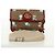 GUCCI GG Supreme Web Sherry Line Marsupio PVC Beige Oro 647817 Auth 173178M D'oro - vista 12