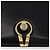 BALLY Borsa a Spalla in Pelle Nera e Oro Auth 173248A Nero D'oro - vista 19